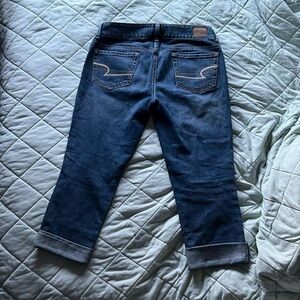 American Eagle Artist Edition, Size 8, Stretch Cropped Jeans